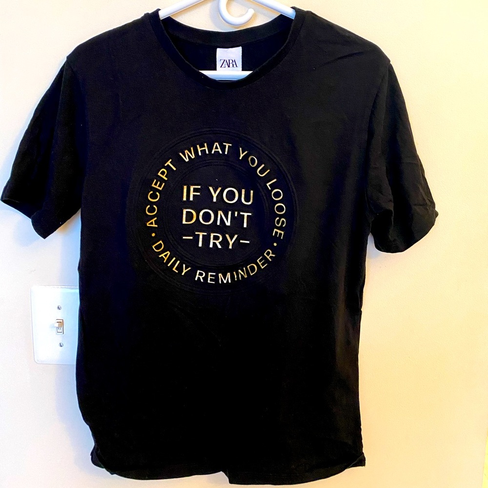 Zara Black T-Shirt